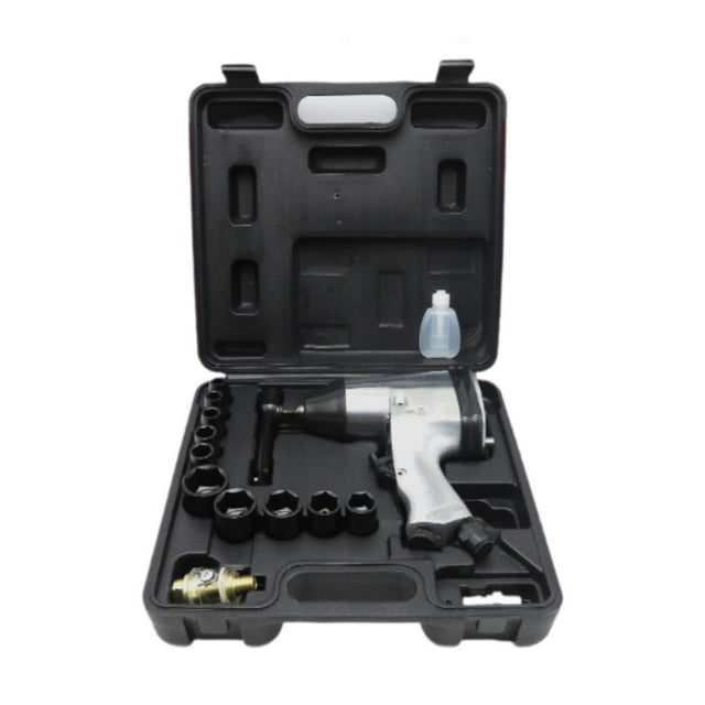 Juego De Herramientas De Alta Resistencia Ajustable Con Llave De Impacto De Aire De Aleación De Aluminio De 1/2" 7500 RPM