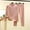 Pink, variant on Dgankt Lounge Sets for Women Fashion and Winter Rong Half High Collar Long Sleeved Pants Warm Suit,Size M-2XL