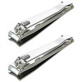 thumbnail image 1 of 2 Pcs Coupe-Ongles en Acier Inoxydable, Coupe-Ongles Professionnel, 1 of 5