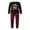 Black Mom, variant on Rdhnmea Matching Family Christmas Pajamas Sets Long Sleeve Letters Print T-shirt with Plaid Pants Loungewear Holiday Xmas Family Jammies Sleepwear