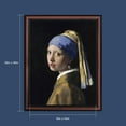 thumbnail image 2 of Girl With a Pearl Earring Framed Wall Art by Johannes Vermeer, World Famous Wall Art Collection, Grace Your Home Decor With This Image, 11x14, 2480W, 2 of 7