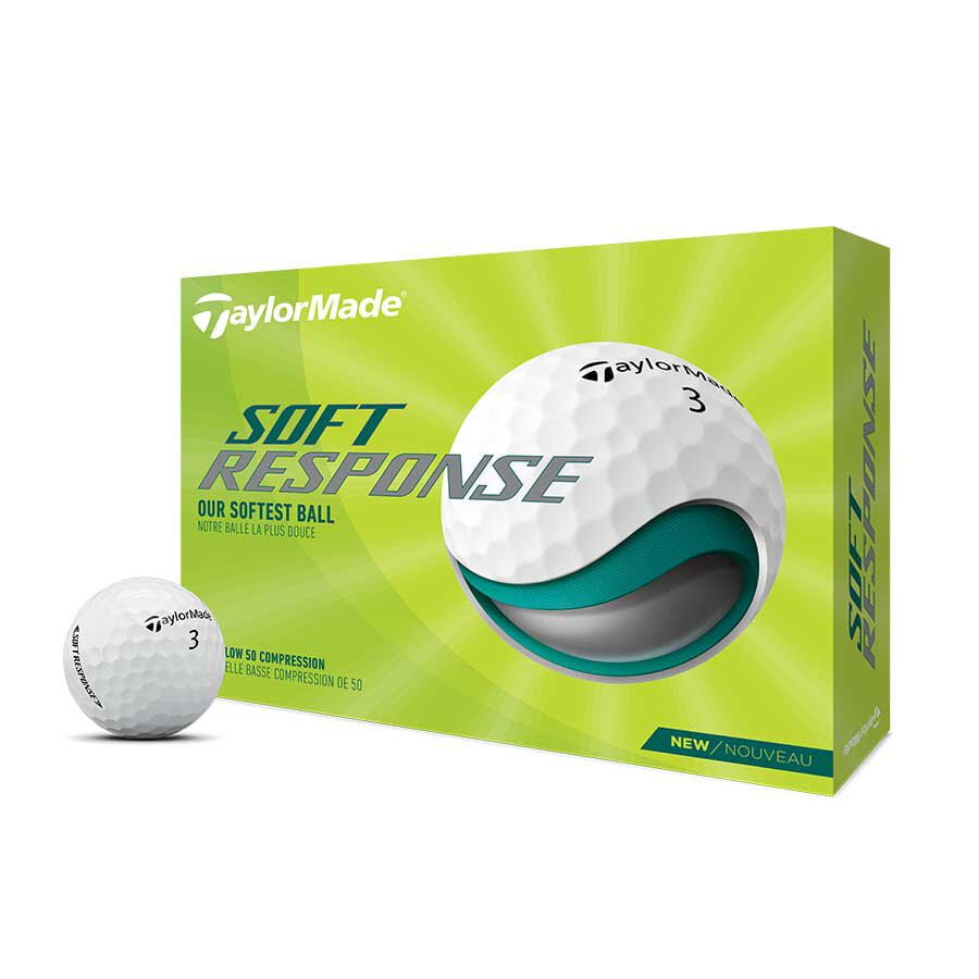 TaylorMade Soft Response Golf Balls White