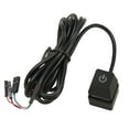 thumbnail image 1 of PC Power Button Extension External, PC Power Switch On Off With LED Power Supply Control Adapter Cable Computer Host Button For Computer, 1 of 8