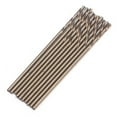 thumbnail image 2 of Juego de 10 brocas helicoidales de acero de alta velocidad con vástago recto para taladro de banco (1,0 mm), 2 of 14