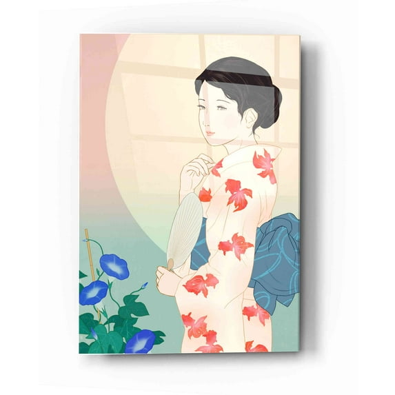Epic Art 'Morning Glory' by Sai Tamiya, Acrylic Glass Wall Art, 12"x16"