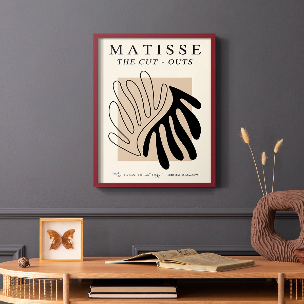 Matisse XCIX Framed Print - Solid Wood