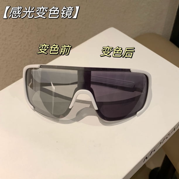 Nuevas gafas de sol de ciclismo estilo Y2K, gafas a prueba de viento para hombres y mujeres, lentes reflectantes Retro, gafas deportivas para montar en carretera