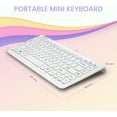 thumbnail image 5 of Perixx PERIBOARD-407W US, Wired USB Mini Keyboard with 11 Hot Keys - Glossy White - US English Layout Wired White, 5 of 8