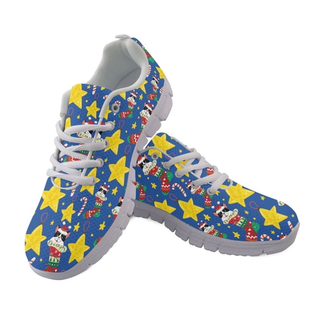 Doginthehole - Zapatos planos informales para mujer, zapatillas de malla con estampado de gato veterinario de dibujos animados, calzado cómodo para adolescentes y niñas