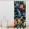 thumbnail image 2 of Dinosaur Waterproof Bathroom Curtain Set with Hooks - Printed Shower Curtains for Bathroom Decoration, 2 of 5