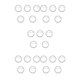 thumbnail image 1 of Sonducket 5 piezas de broche hueco de moda, broches de diamantes de imitación, bufanda de cristal para mujer, hebilla para suéter, abrigo, Type2 NO2, 1 of 6