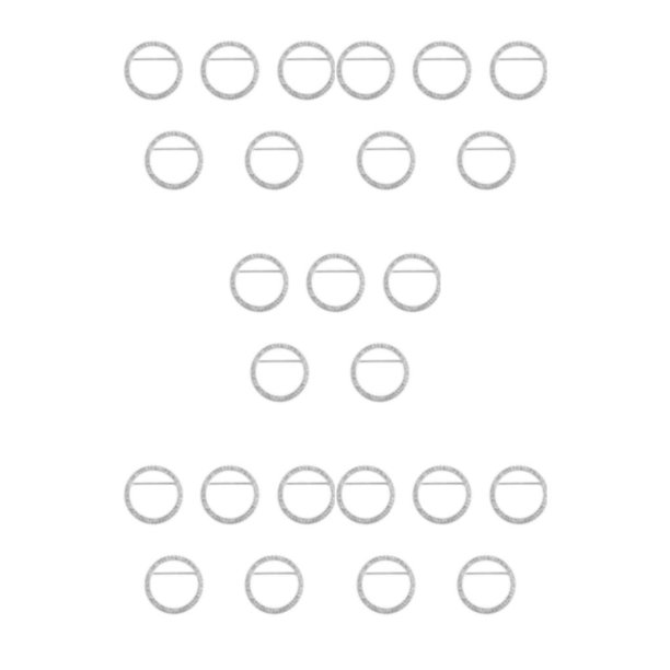 Sonducket 5 piezas de broche hueco de moda, broches de diamantes de imitación, bufanda de cristal para mujer, hebilla para suéter, abrigo, Type2 NO2