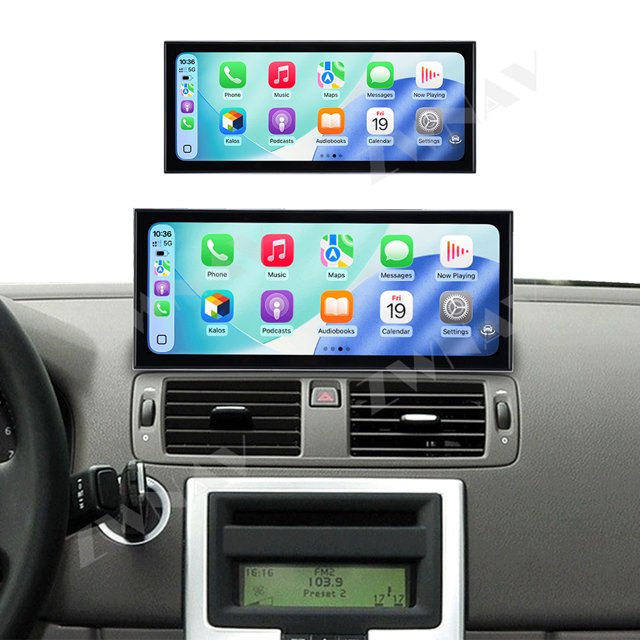 ZWNAV 15.8 inch Android 15 Car Radio For Volvo S40 2004-2012 HD Multimedia Video Player Navigation GPS DVD 4G DSP Stereo Bluetooth