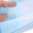 thumbnail image 3 of Happon 2 Pack Pencil Case,Silicone Pencil Pouch,Small Pen Bag Makeup Bag Organizer Storage Bag Waterproof Cosmetic Zipper Pouch for Pen Pencils Markers Cosmetic (Blue), 3 of 6
