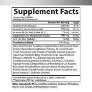 Angry Supplements Monster Test Tablets 120ct Testosterone Booster 2-Pack (240ct total)
