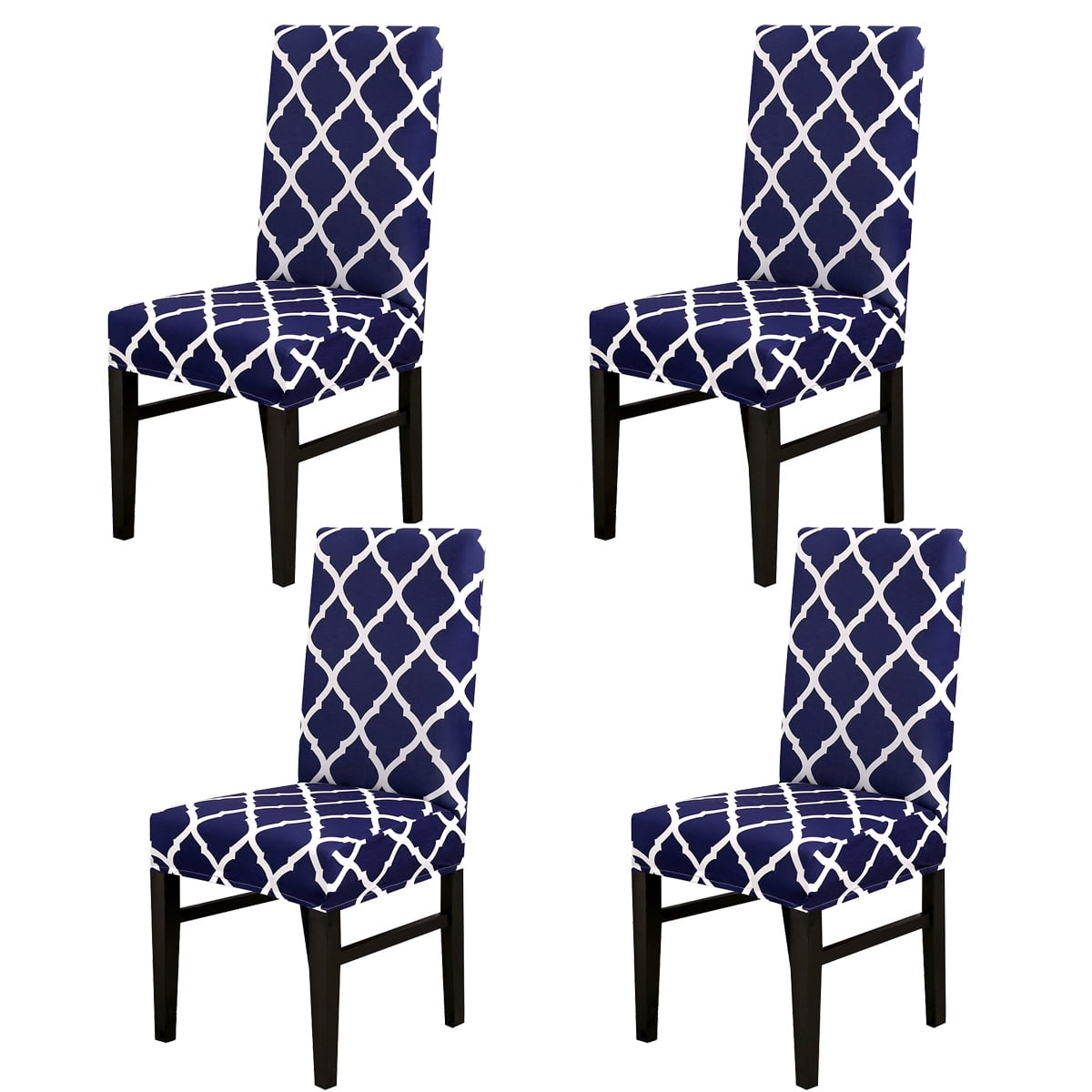 CJC Dining Room Chair Covers Set of 4, Stretch Dining Chair Protector