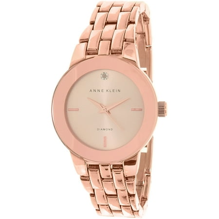 Anne Klein Tie - Anne Klein Women's AK-1930RGRG Rose Gold Stainless-Steel Plated Japanese Quartz Fashion Watch