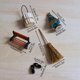 thumbnail image 2 of Decoración navideña, accesorios para casa de muñecas, bricolaje, decoración de patio de puerta de Navidad con puerta, modelo de casa de muñecas, juego de 5 piezas, 2 of 6
