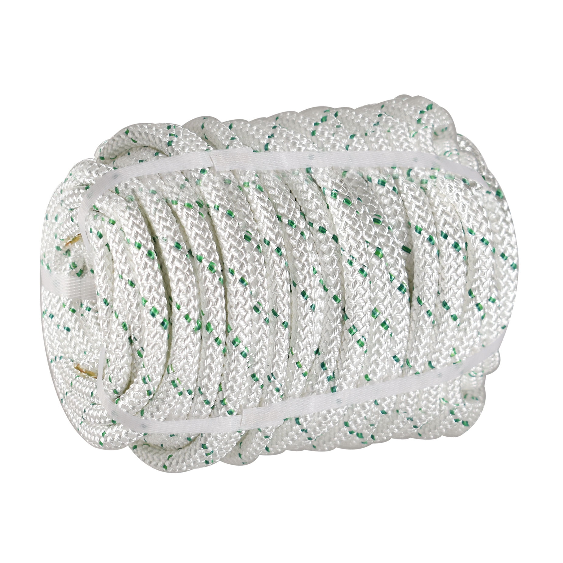 LABLT 3/8'x100' Heavy Duty Double Braid Polyester Rope Sling Tensile Strength 4800Lbs