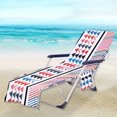 thumbnail image 4 of Beach Chair Cover Pool Lounge Chaise Towel with Side Pockets, 4 of 7