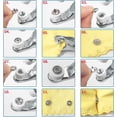 thumbnail image 3 of Juego de 100 botones de metal con pinzas de cierre, kit de herramientas de prensa, perfecto para manualidades, ropa, sombreros y costura, kit de cierres de botón a presión par, 3 of 5