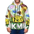thumbnail image 6 of Lsque Pikmin for Mens Full-zip Hoodie, Zip-up Pullover Hooded Sweatshirt, Kangaroo Pocket Hoodie Ideal for Daily Wear, Travel, and Home-XX-Large, 6 of 8