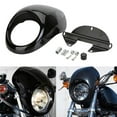 thumbnail image 2 of Black Fairing Windshield 5.9" Headlight Opening Mark for 883 XL 1200, 2 of 6