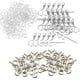 thumbnail image 1 of Venta Al Por Mayor de Hallazgos de Fabricación de Joyas 50 Piezas de Alfileres de Tornillo de Plata + 2000 Piezas de Anillos de 4 Mm + Macarena Ganchos de aretes, 1 of 8