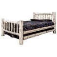 thumbnail image 3 of Montana Woodworks MWKBLZWOLF Montana King Bed with Laser Engraved Wolf Design, 3 of 7