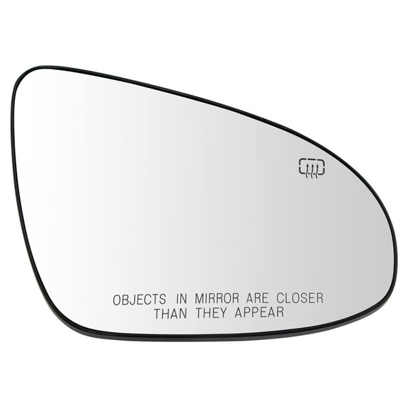 TRQ Exterior Side View Mirror Glass Heated Passenger Side RH for Toyota Corolla MGA08961