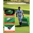 thumbnail image 2 of KFFKFF Portable Pitching Hill, Baseball Training Gear, 90 in Indoor/Outdoor Practice Equipment, Softball Assistance Tools with Durable Turf, Pitching Plate, Transport Handles, 2 of 9