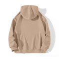 thumbnail image 4 of MSJUHEG Womens Hoodies Hoodie Women'S Letter Printed Hooded Pocket Sweater With Drawstring Sweatshirt For Women Khaki L, 4 of 4
