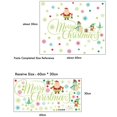 thumbnail image 2 of Pegatinas luminosas de Feliz Navidad para pared, calcomanías de vinilo que brillan en la oscuridad para dormitorio, sala de estar, decoración del hogar, decoración navideña, 2 of 3