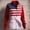 #01 Deep Red, variant on 4th of July Patriotic Button Down Blouse for Women 250th Anniversary USA Flag Print Retro Floral Embroidery Long Sleeve Collared Dressy Casual Tunic Tops for Independence Day, #01 Wine, XXL