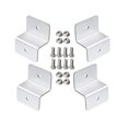 thumbnail image 1 of 8Pcs，Solar Panels Aluminum Bracket Fit，with 16 Nuts and 16 Bolts, 1 of 5