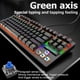 thumbnail image 5 of Teclado mecánico para juegos con cable y retroiluminación arcoíris anti-efecto fantasma para Windows Gamer 87 llaves, 5 of 9