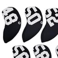 thumbnail image 2 of Baohd 7 Pcs Housse de Tête de Club de Golf Protecteur de Coin en Fer Noir Angle, 2 of 5