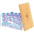 thumbnail image 1 of duomi-Laundry Pods Container, Clear Laundry Detergent Powder Container with Lid, Dustproof Dryer Sheet Holder, Laundry Pod up Holder, Laundry Room Organizers for Scent Booster Dryer Ball (1-Square), 1 of 4