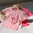thumbnail image 6 of lnmuld Girls Elegant Summer Short Sleeve Blouse with Delicate 3D Bow Design Color:White,Size:2-3 Years, 6 of 7