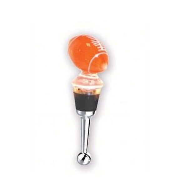 Football Wine Bottle Stopper Art Glass