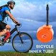 thumbnail image 3 of 2 Pcs Bike Inner Tubes Set, TPU Tubes 700 x 18-32c Inner with 45/65/85mm Removable Valve Core, 28g Lightweight Tubes for Mountain & City Bikes, 3 of 7