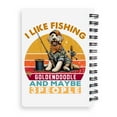 thumbnail image 2 of I Like Fishing, and My Goldendoodle, and Maybe 3 People. Happy Father's Day Spiral Bound Journal Doodle Dog Lover Gifts Idea 5x7in Spiral Notebook - 00004, 2 of 5