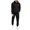 T843 Black, variant on Curuila Sweatsuits Mens 2 Piece Outfit With Pocket Long Sleeve Letter Print Hooded Sweatshirt With Sweatpants Everyday Wear Comfort Tracksuit Size L