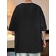 thumbnail image 2 of Camiseta de verano lavable a máquina. Camiseta de algodón para hombre con estampado de letras. Camiseta informal de manga corta holgada para verano. Lavable a máquina., 2 of 6