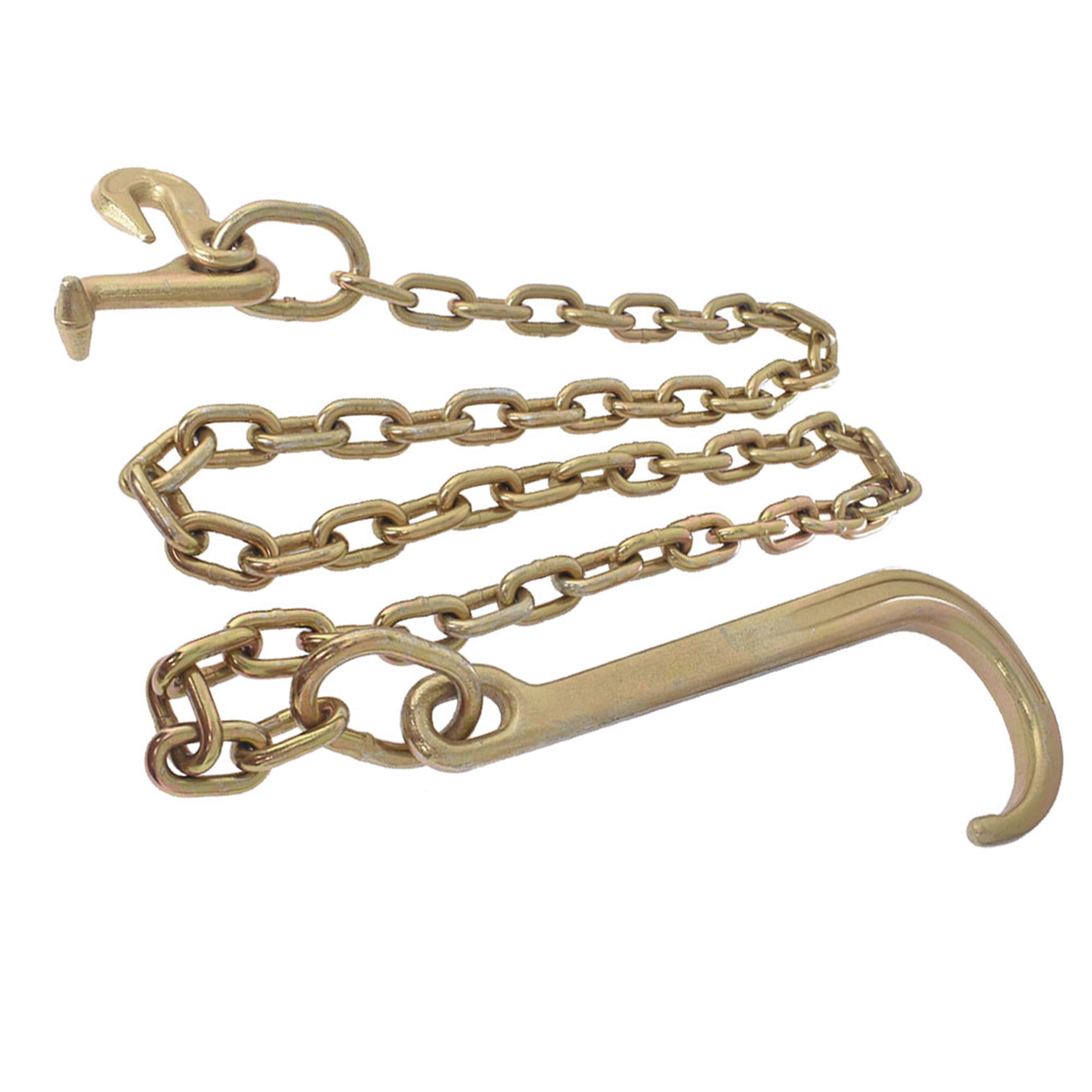 LABLT Tow Chain J Hook 5/16 x 6 ft Grade 70 Replacement for Mini T Hook Recovery Wrecker Axle