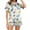 Beige, variant on Pajamas Set For Women Fashion Casual Easter Bunny 3D Print Short Pajamas Pajama Pantsuit Grey