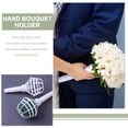 thumbnail image 4 of NUOLUX 12pcs Bride Flower Bouquet Holder Wedding Bridal Bouquet Holder Floral Handle, 4 of 6
