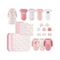 thumbnail image 1 of The Peanutshell Newborn Layette Gift Set for Baby Girls, 23 Essential Pieces, Pink Rainbow Safari Animals, 0-3 Months, 1 of 9