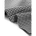 thumbnail image 6 of INSPIRE CHIC Men's Plaid Pattern Blazer Slim Fit Casual Sports Coat S Black White, 6 of 7