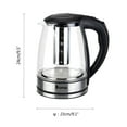 thumbnail image 6 of Zimtown 1.8L Electric Kettle Glass Kettle with Removable Tea Infuser, Fast Boiling, Colorful, 6 of 7